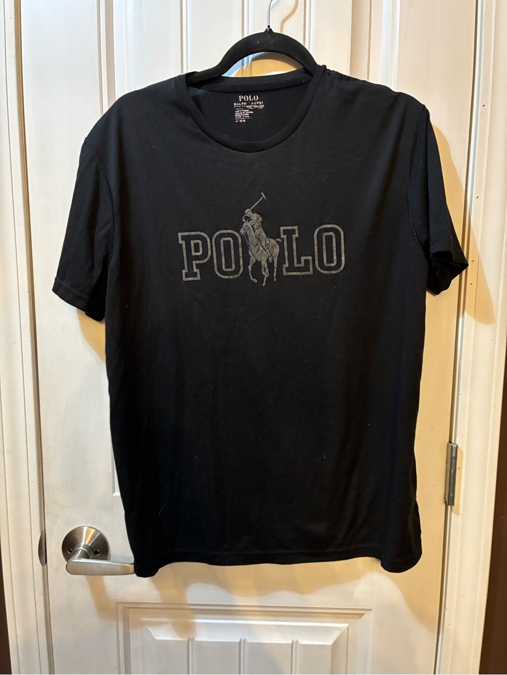 Polo by Ralph Lauren Black Logo Crewneck Tee